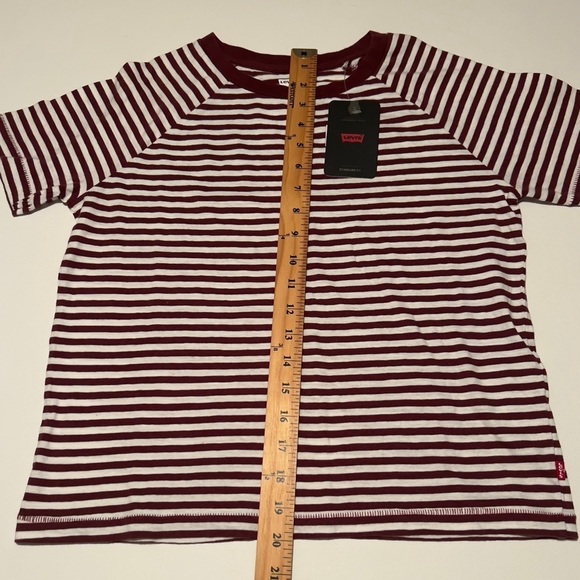 Women's Levi's GAME DAY TEE Nova Stripe Burgundy
Red Size Extra Small (E2) - Picture 2 of 7